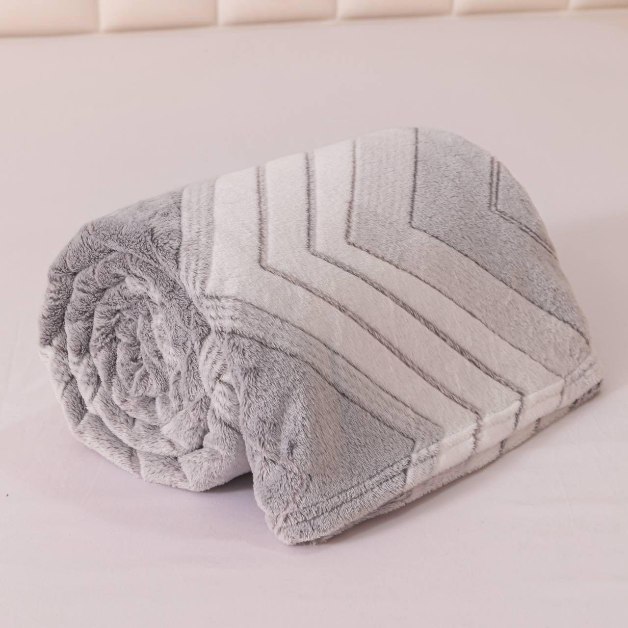 Плед-покрывало Malloory Home Плюшевый из микрофибры Зигзаг 200x230 см Бело-серый (1873-4) - фото 3 Плед-покрывало Malloory Home Плюшевый из микрофибры Зигзаг 200x230 см Бело-серый (1873-4) - фото 3