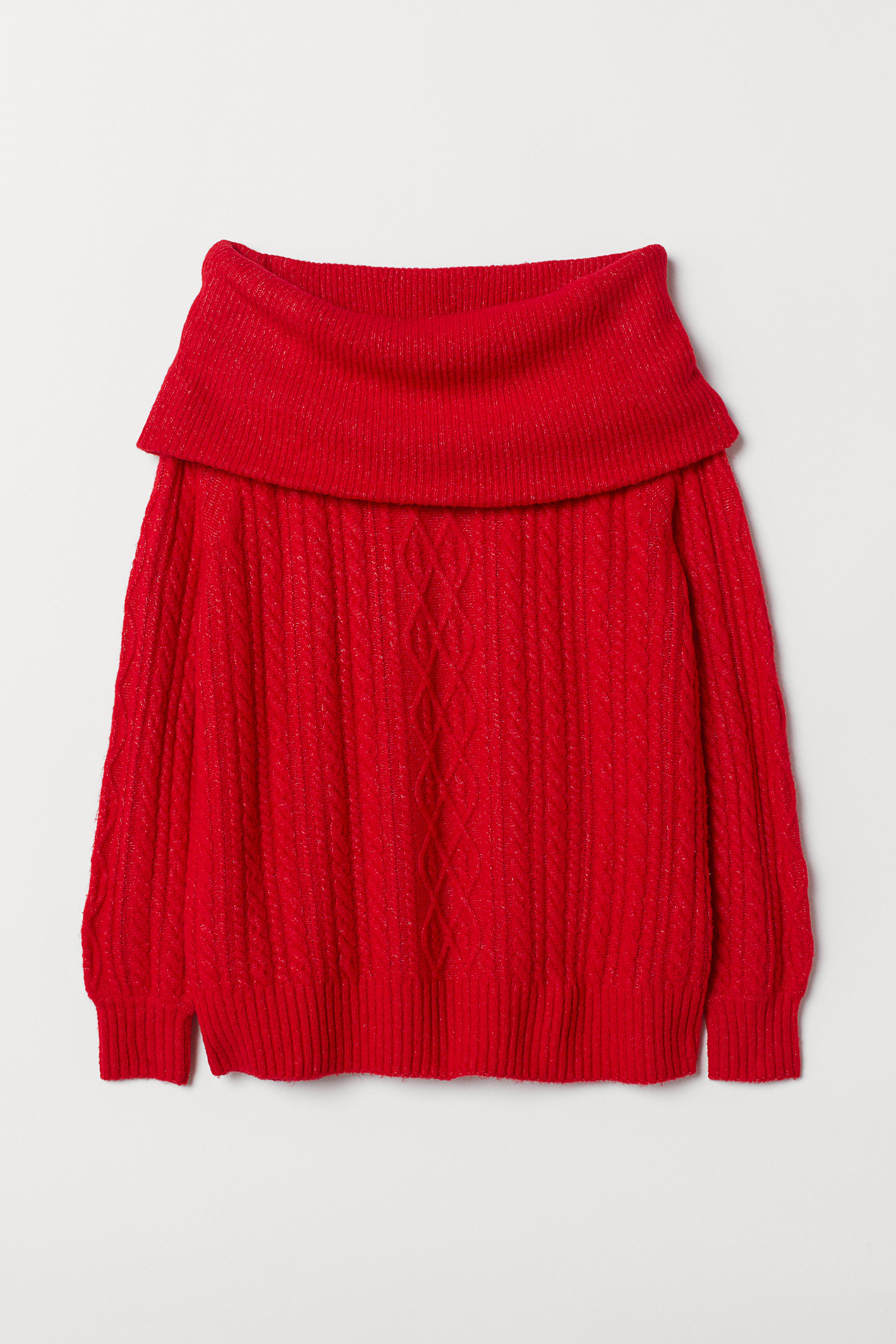 Джемпер H&M XS Красный (6765828)