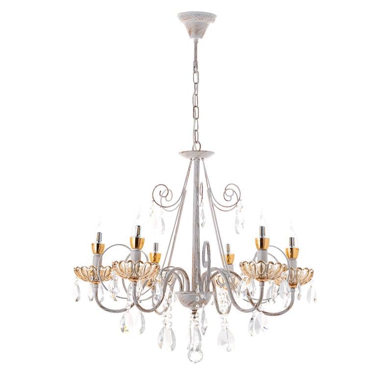 Люстра Light House ES-15722/6 подвесная свечи Белый (9457)