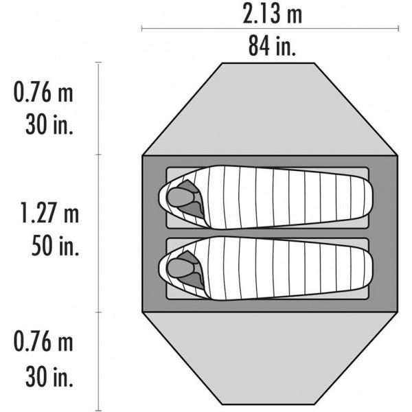 Намет MSR Elixir 2 Tent 2018 Grey (10311) - фото 7