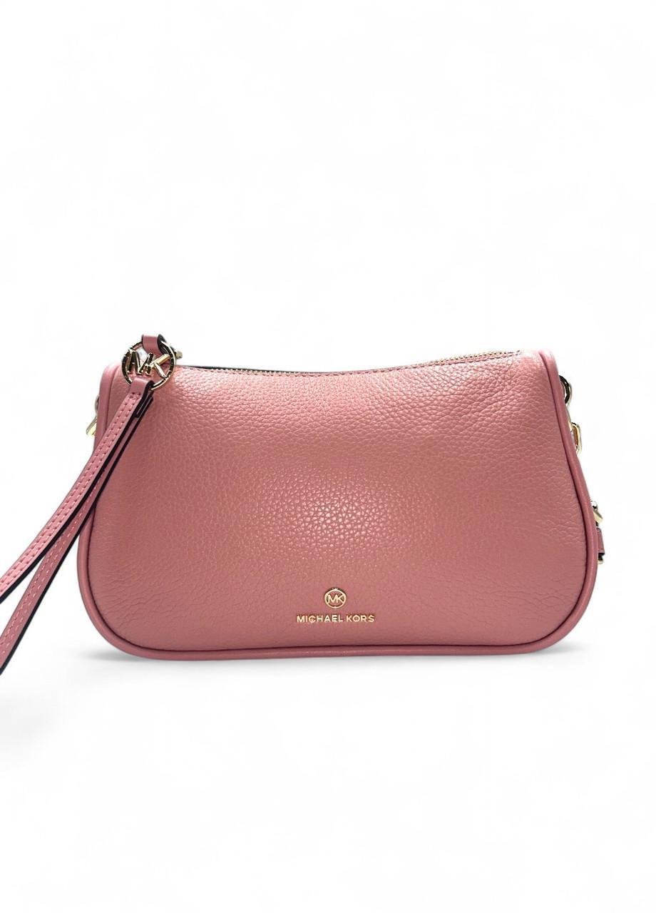 Женская сумка Michael Kors Jet Set Charm 32T2GT9U3L Primrose LG Pouchette Leather Розово-пудровый (2765571112)