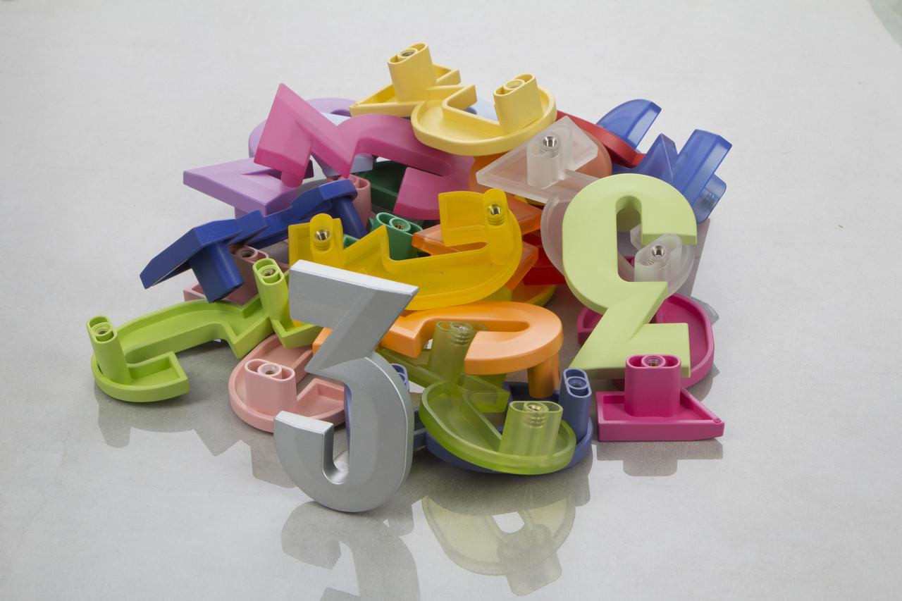 Меблева ручка Poliplast цифра трійка РП-3 Рожевий матовий (16228) - фото 2