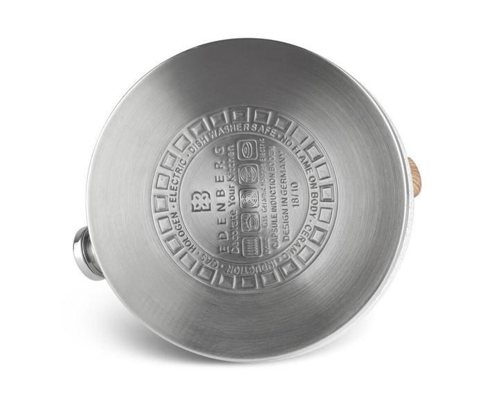 Чайник з мармуровим покриттям Edenberg зі свистком та тришаровим капсульним дном 3 л Black (EB-8843) - фото 3 Чайник з мармуровим покриттям Edenberg зі свистком та тришаровим капсульним дном 3 л Black (EB-8843) - фото 3