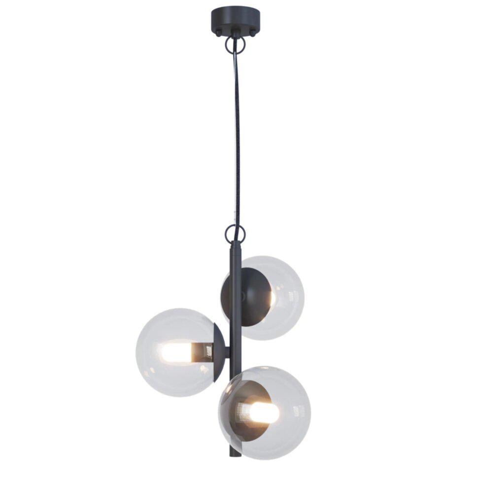 Люстра PikArt Gelder 27x130 см Прозрачно-черный (26245-4)