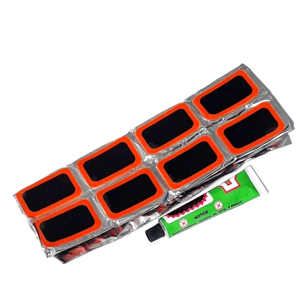 Резиновые заплаты и клей Red Sun 2401 40х22 мм (2038)