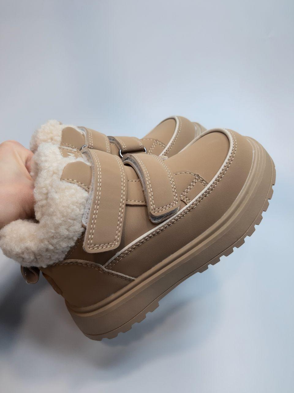 Ботинки зимние TOM.M для девочки р. 29 18,9 см Бежевый (11744 С) - фото 3 Ботинки зимние TOM.M для девочки р. 29 18,9 см Бежевый (11744 С) - фото 3