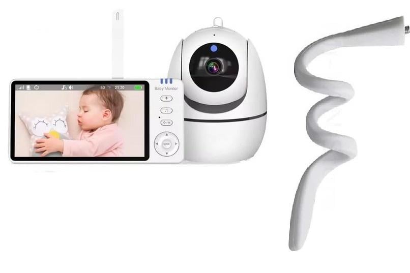 Відеоняня LCD монітором та гнучке кріплення/датчиком звуку з USB 5" (ABM501)