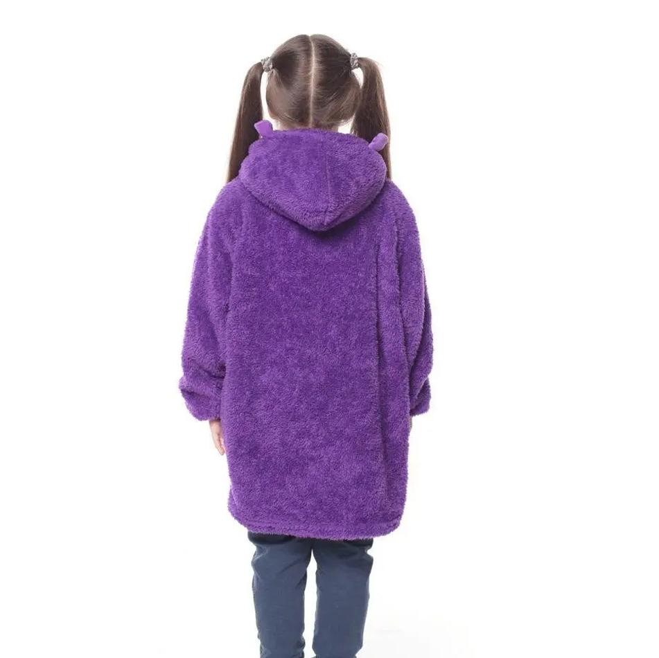 Детский худи с капюшоном трансформер Huggle Pets Hoodie Фиолетовый единорог (1009546-Violet-1) - фото 4