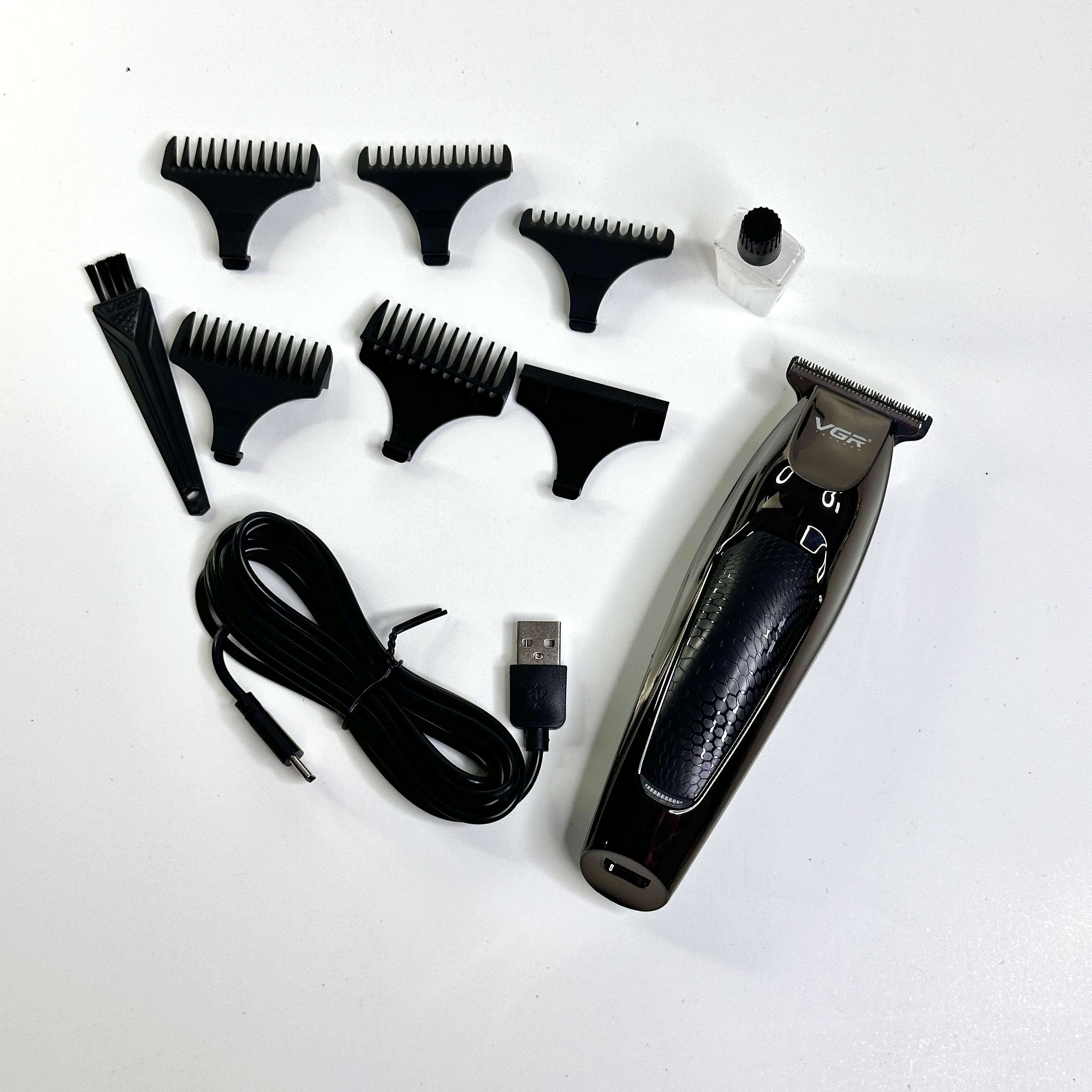 Машинка для стрижки волосся VGR Navigator Professional V-030 бездротова професійна