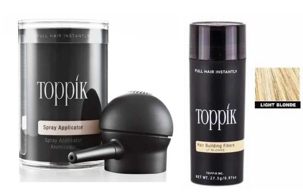 Згущувач волосся Toppik Світло-русяве та аплікатор-розпилювач