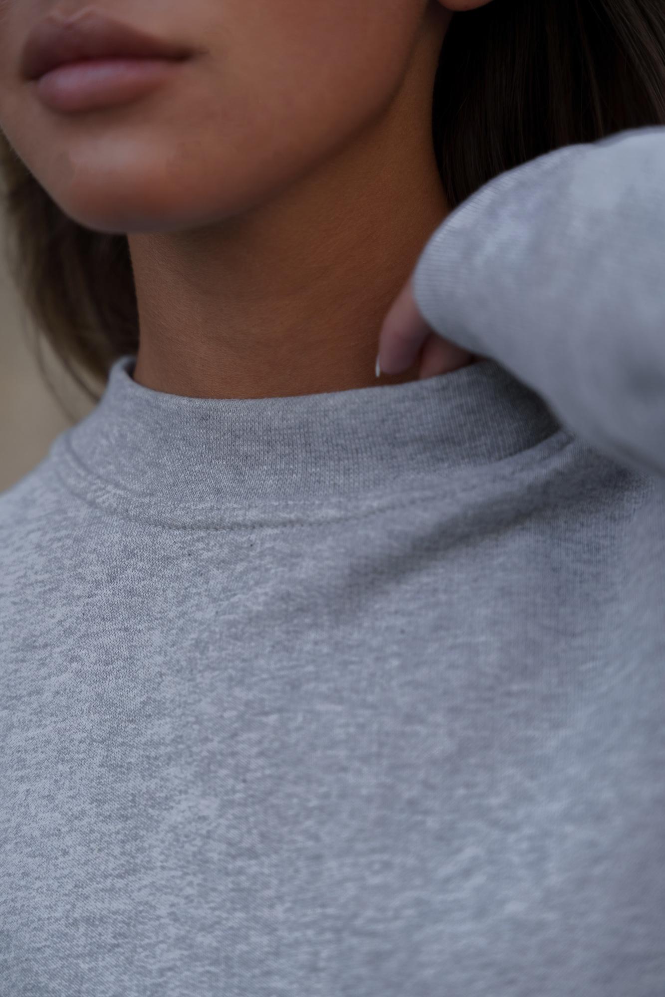 Свитшот на флисе Without Solo утепленный оверсайз S/M Gray (2XL/3XL8055469) - фото 11 Свитшот на флисе Without Solo утепленный оверсайз S/M Gray (2XL/3XL8055469) - фото 11