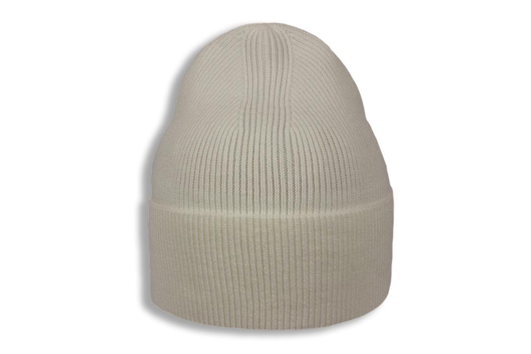 Шапка молодіжна Apex Фібі в рубчик з відворотом кашемірова одинарна one size Білий (282186) - фото 1 Шапка молодіжна Apex Фібі в рубчик з відворотом кашемірова одинарна one size Білий (282186) - фото 1