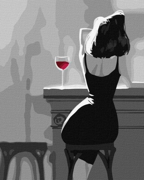 Картина по номерам Идейка Вечерние мысли 40х50 см в термопакете (КНО4839-mt)