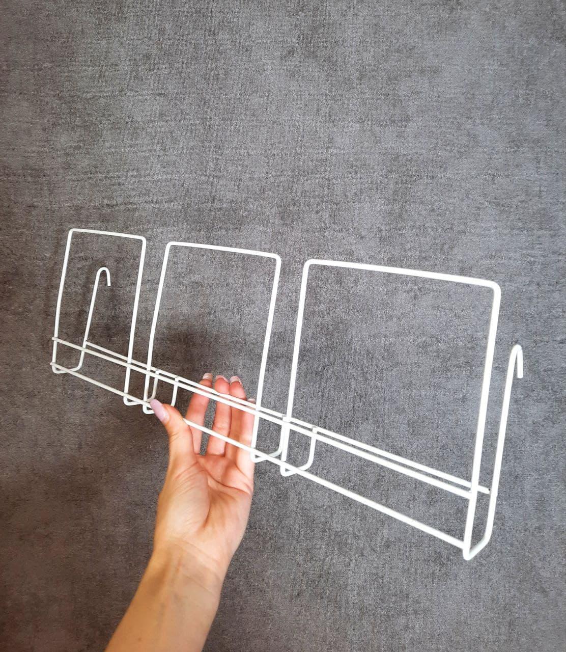 Кишенька для мудборду потрійна 44х4 см Білий (0750unk) Кишенька для мудборду потрійна 44х4 см Білий (0750unk)