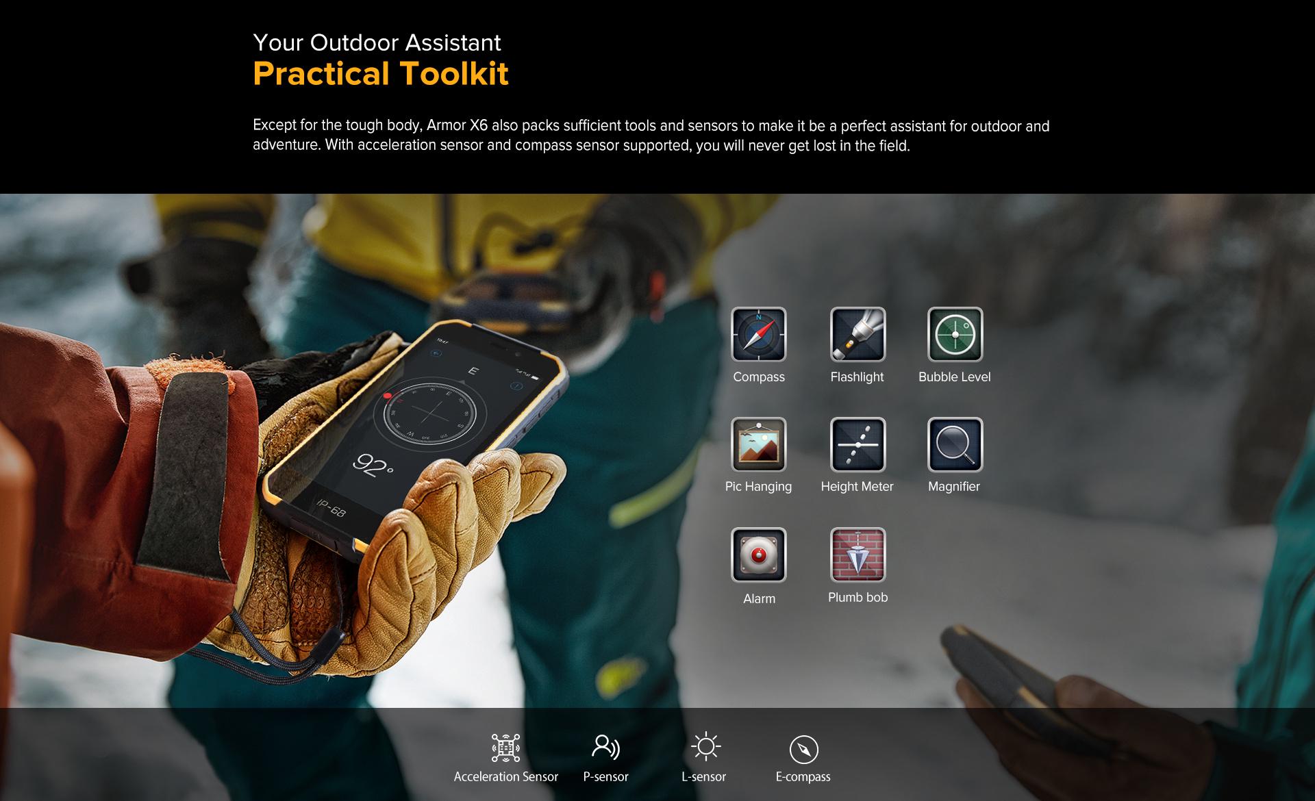 Смартфон Ulefone Armor X6 2/16 Gb Black - фото 17 Смартфон Ulefone Armor X6 2/16 Gb Black - фото 17