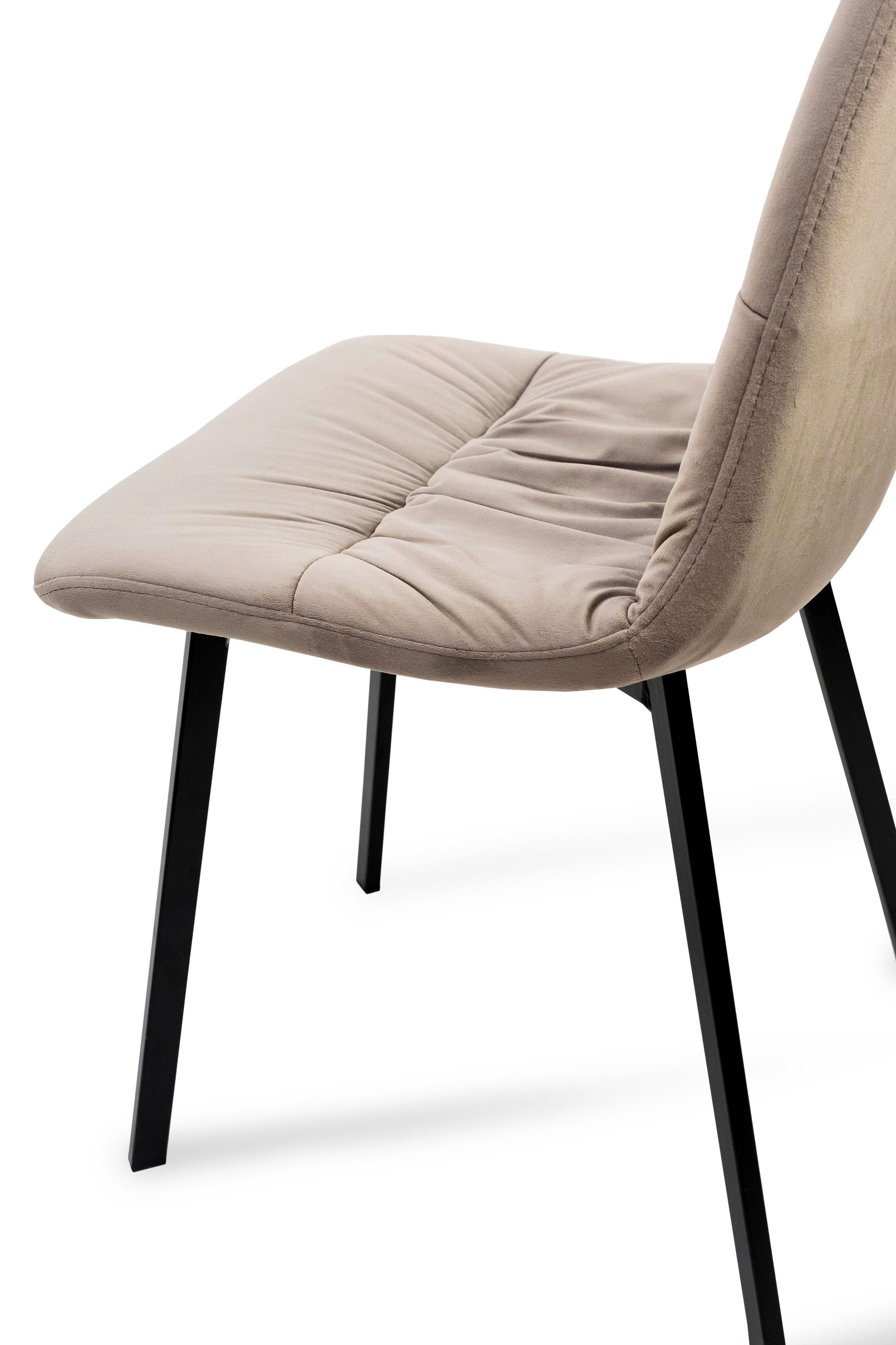 Стілець для кухні та вітальні ГРЕЙС Авері 440х890х460 мм Чорний/Мокрий пісок (GAА0056395) - фото 6 Стілець для кухні та вітальні ГРЕЙС Авері 440х890х460 мм Чорний/Мокрий пісок (GAА0056395) - фото 6