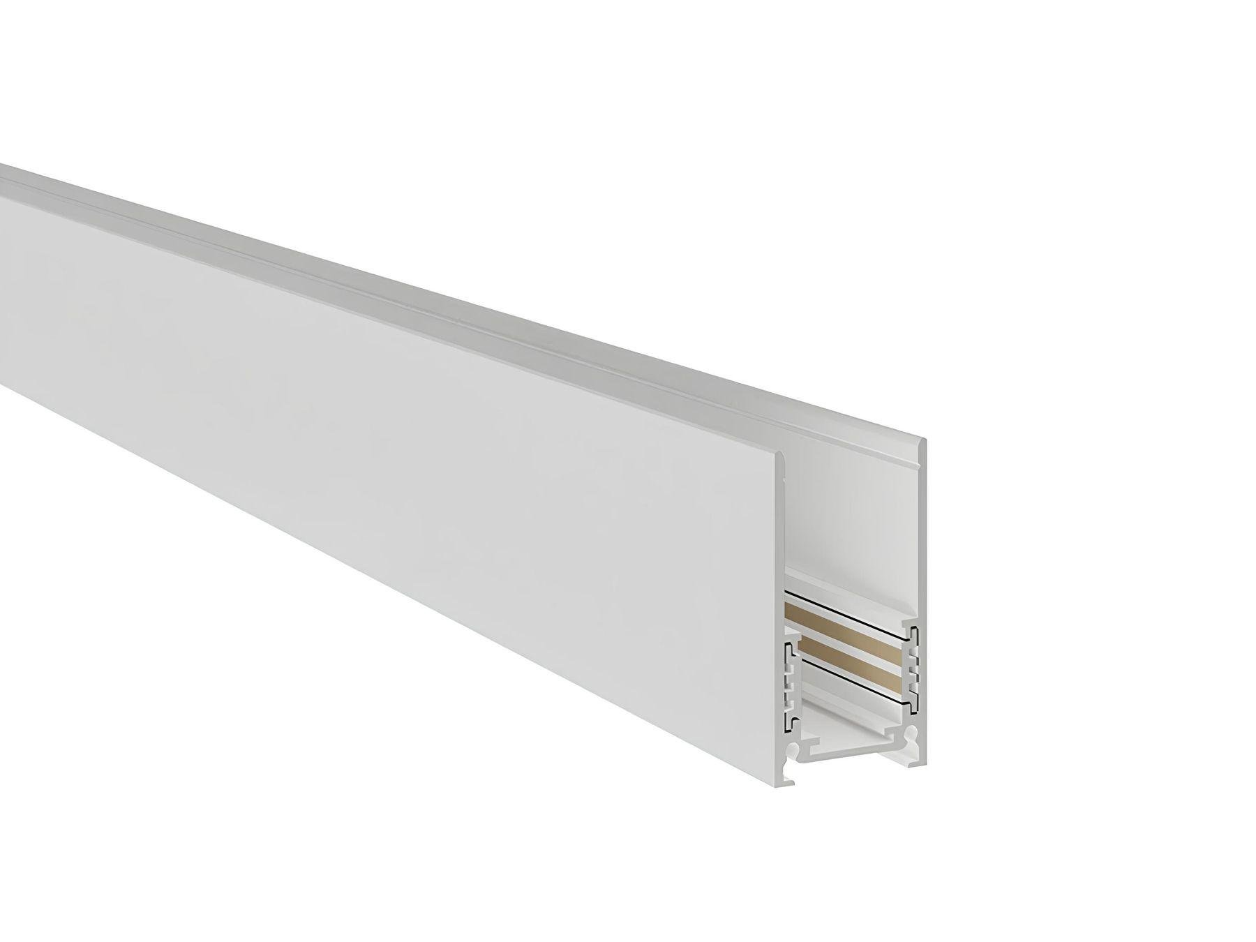 Магнітний трековий шинопровід Oledim OL11 48V накладний 1 м Білий