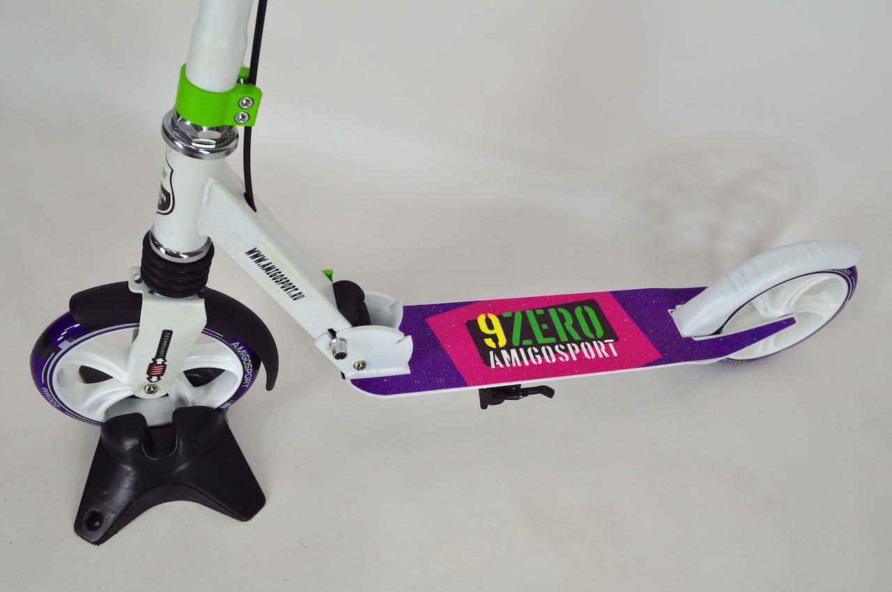 Самокат Amigo Sport Glider Super со светящимся колесом Белый (11322993) - фото 10