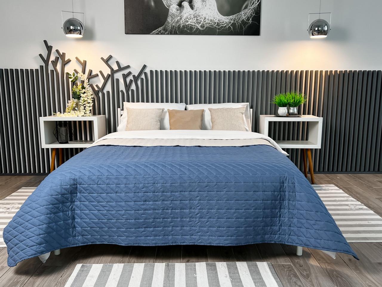 Покрывало ArCloud Romb Infinity/Rainy Day двухстороннее 180х210 см двуспальное (13076783) - фото 2