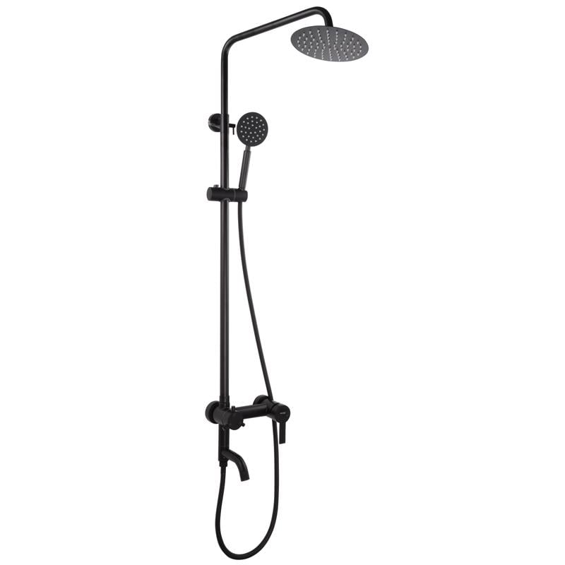 Душевая колонна со смесителем MIXXUS NOX-009-J из нержавеющей стали SUS304 Black (MI5751)