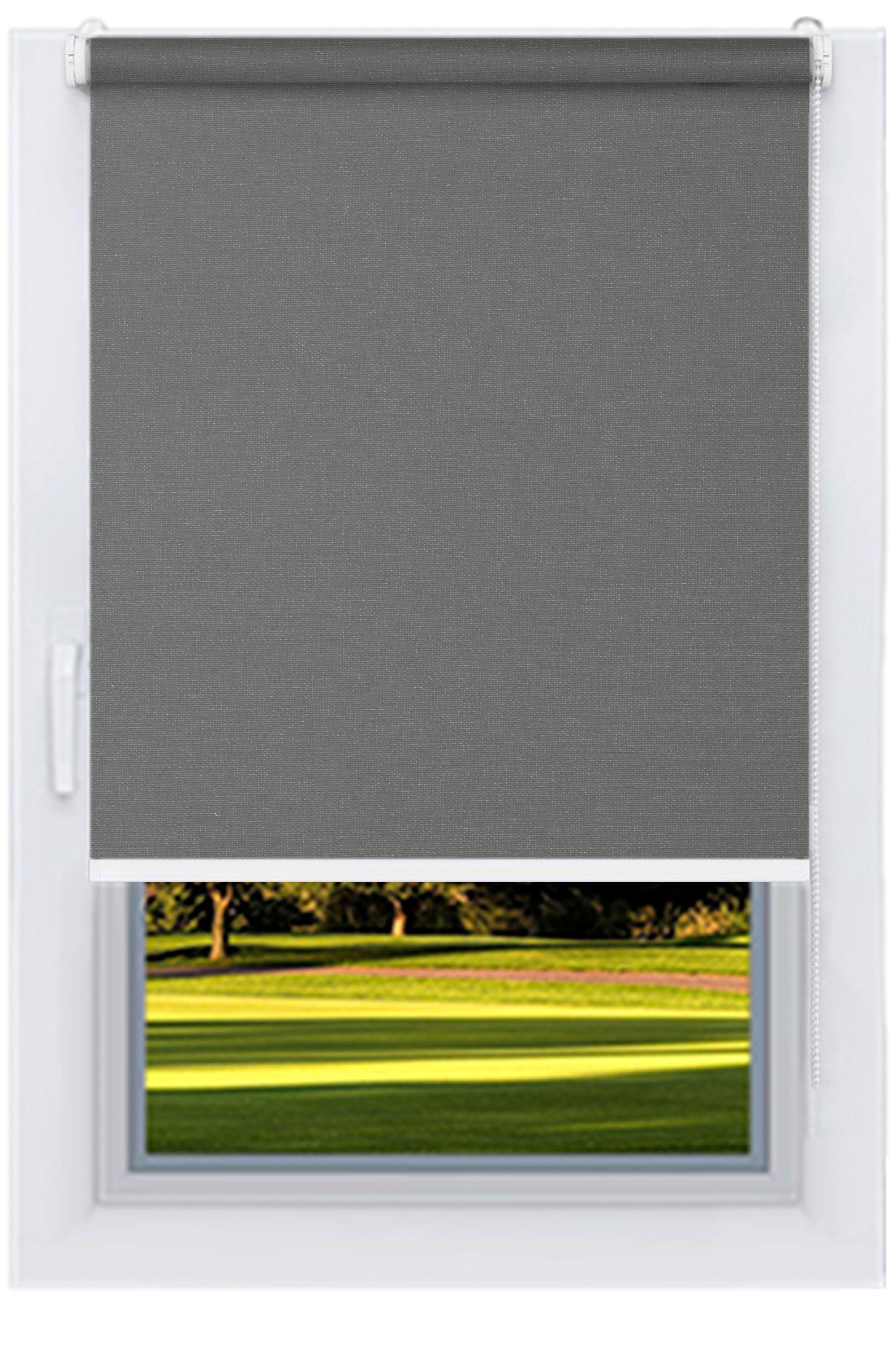 Ролета тканинна Decolux 117,5х200 см В.О. Classic 9119 Темно-сірий Стандарт 25