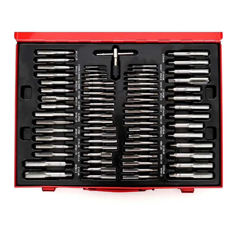 Метчики и плашки KRAFT&DELE 110 эл. (25344414) - фото 3 Метчики и плашки KRAFT&DELE 110 эл. (25344414) - фото 3