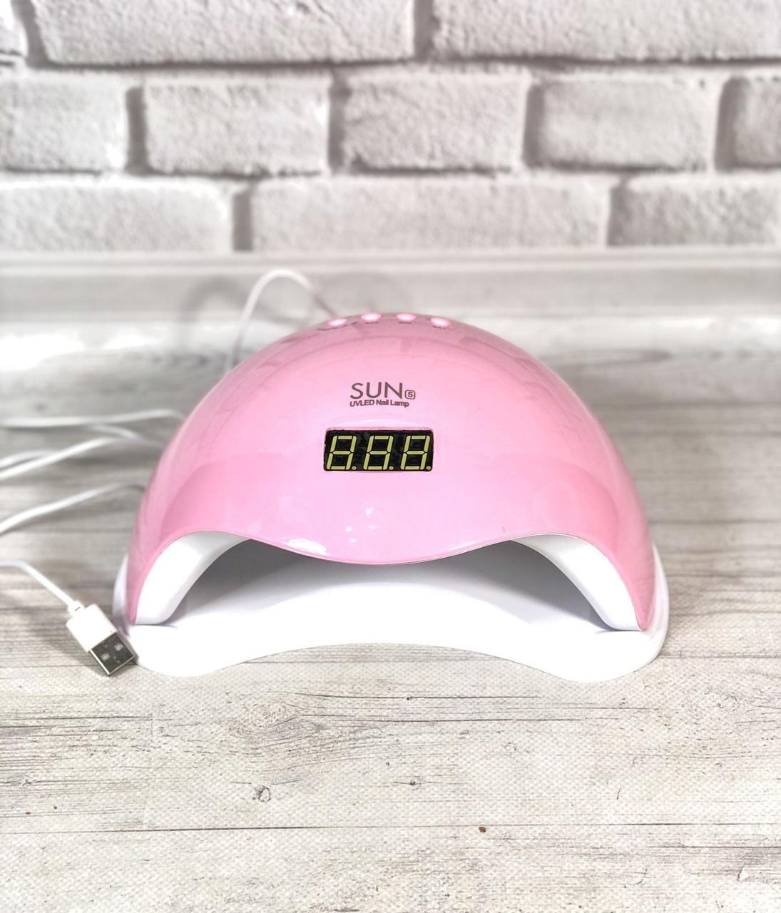 Лампа для манікюру UV+LED SUN 5 USB, 48 Вт White