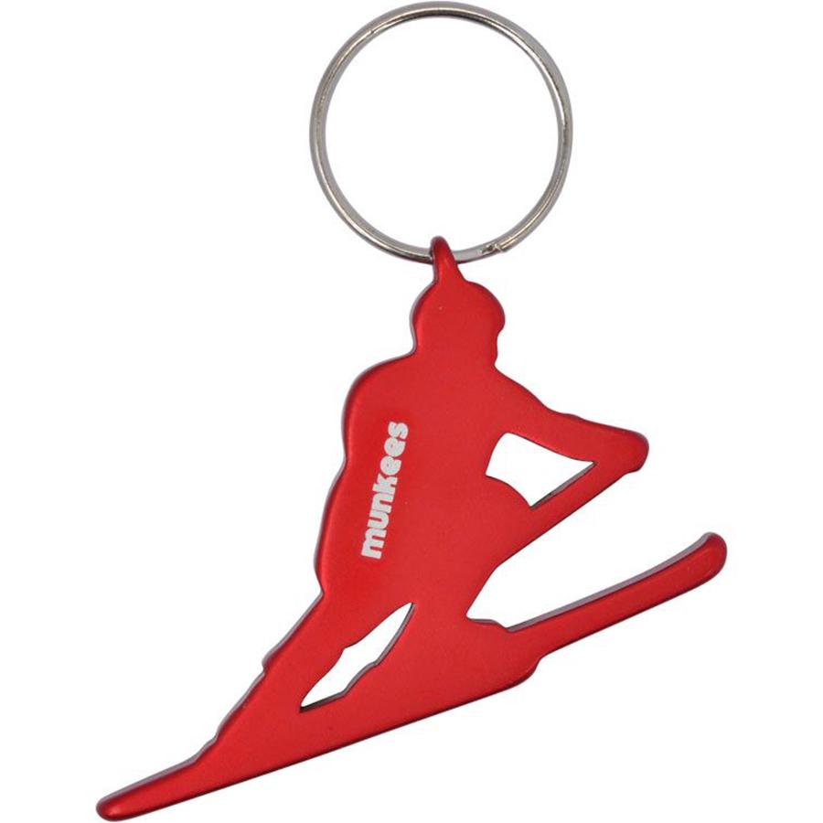 Брелок-открывашка Munkees 3496 Skier Red