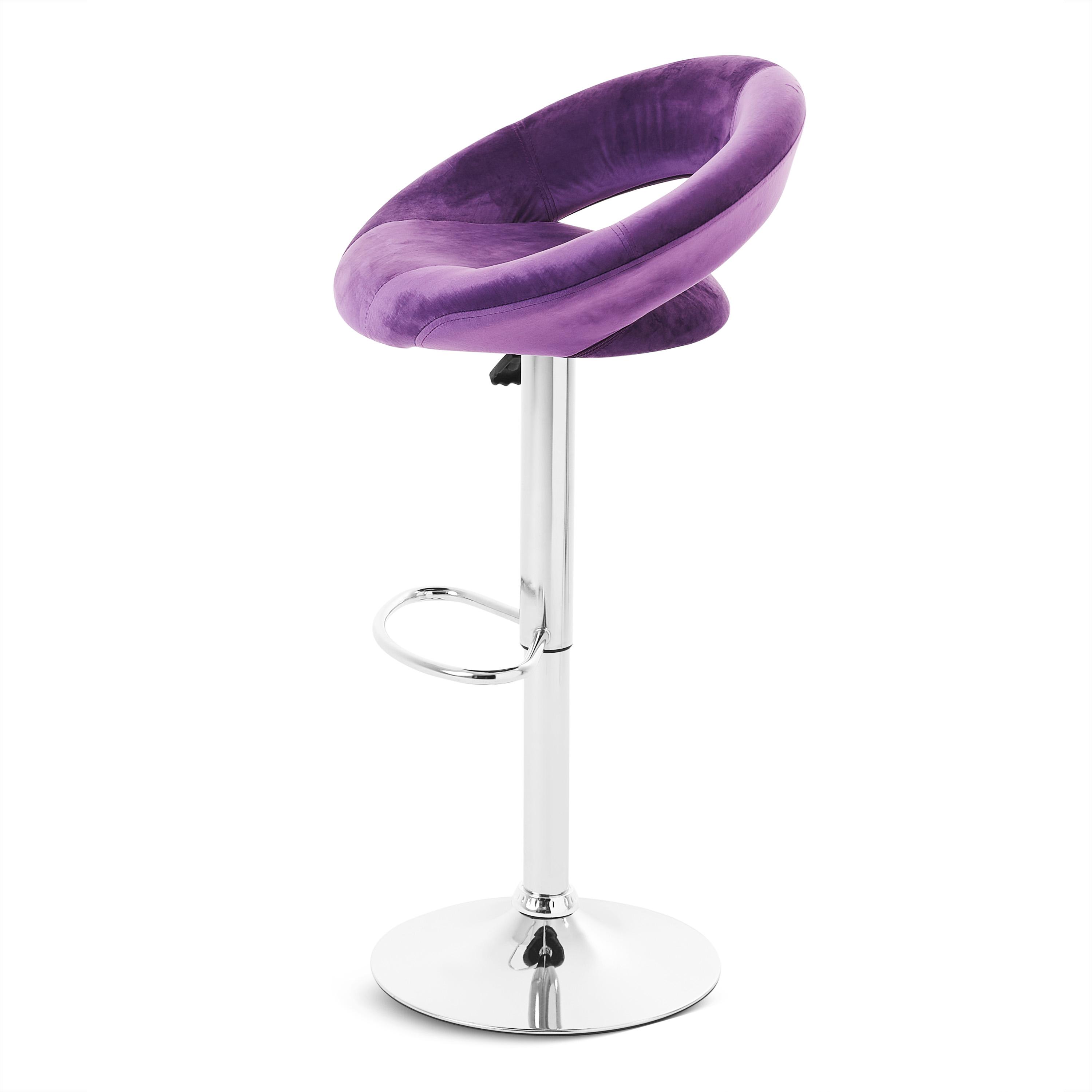 Стул барный хокер Homart 759VB Фиолетовый (9343) - фото 4 Стул барный хокер Homart 759VB Фиолетовый (9343) - фото 4