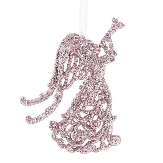 Новогодняя подвеска Ангелык Розовый (11320) Новогодняя подвеска Ангелык Розовый (11320)