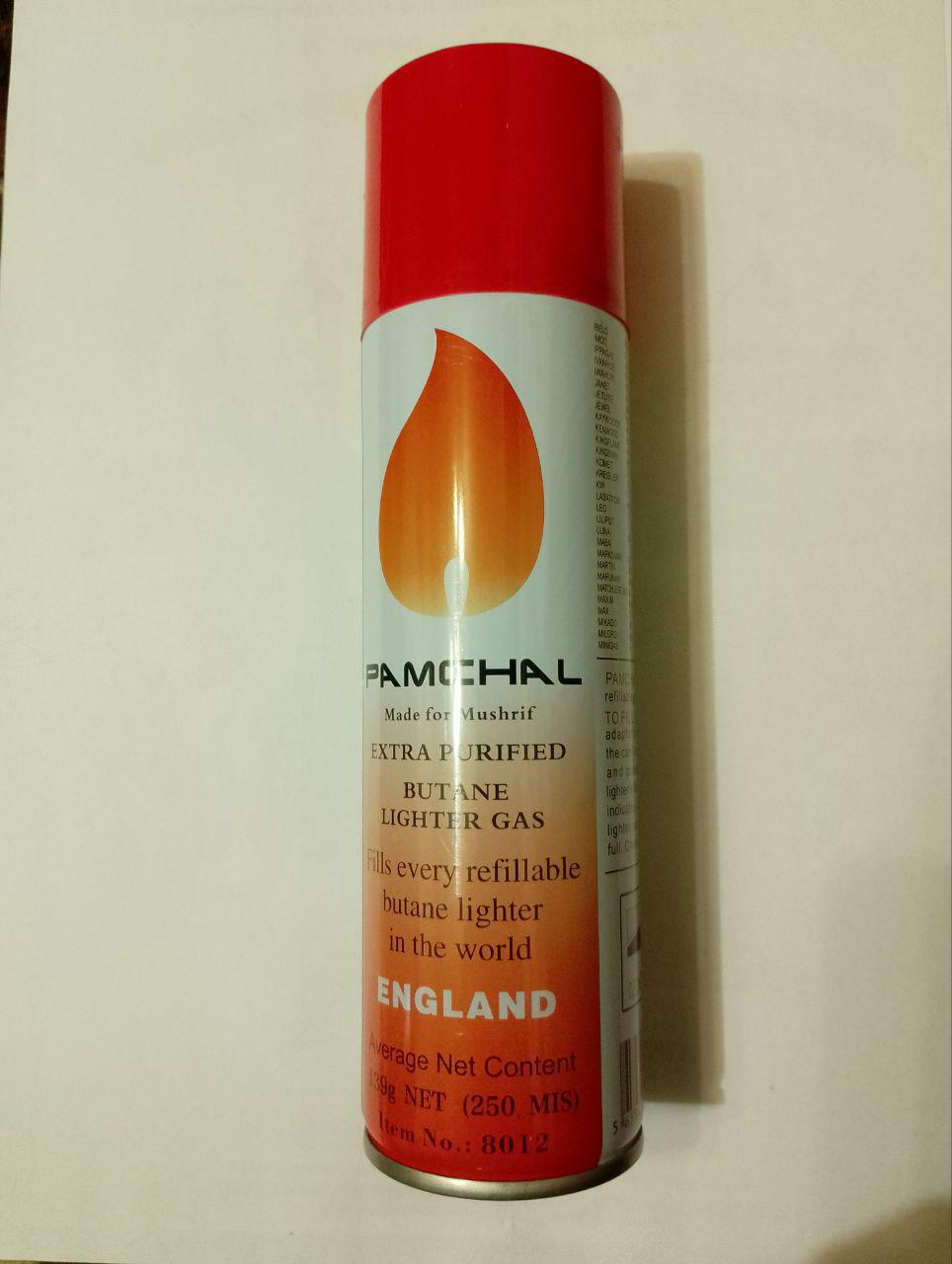 Газ для заправлення запальничок високого очищення PAMCHAL 250 мл (3131) - фото 3