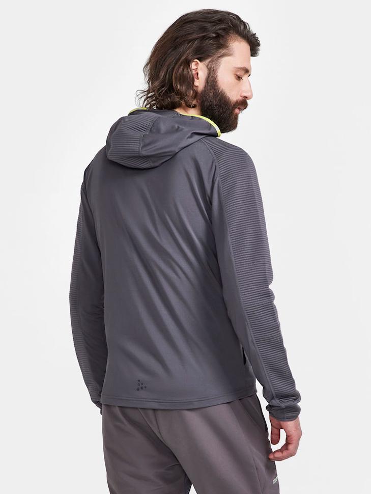 Чоловіча куртка CRAFT ADV HiT Zip Hoodie 1912459-985000 L Grey - фото 3