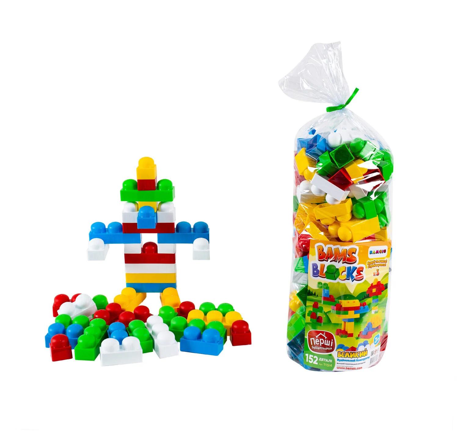 Конструктор Bamsic BAMSIBLOCK №3 115/4/7 152 дет. (25619666) - фото 2 Конструктор Bamsic BAMSIBLOCK №3 115/4/7 152 дет. (25619666) - фото 2