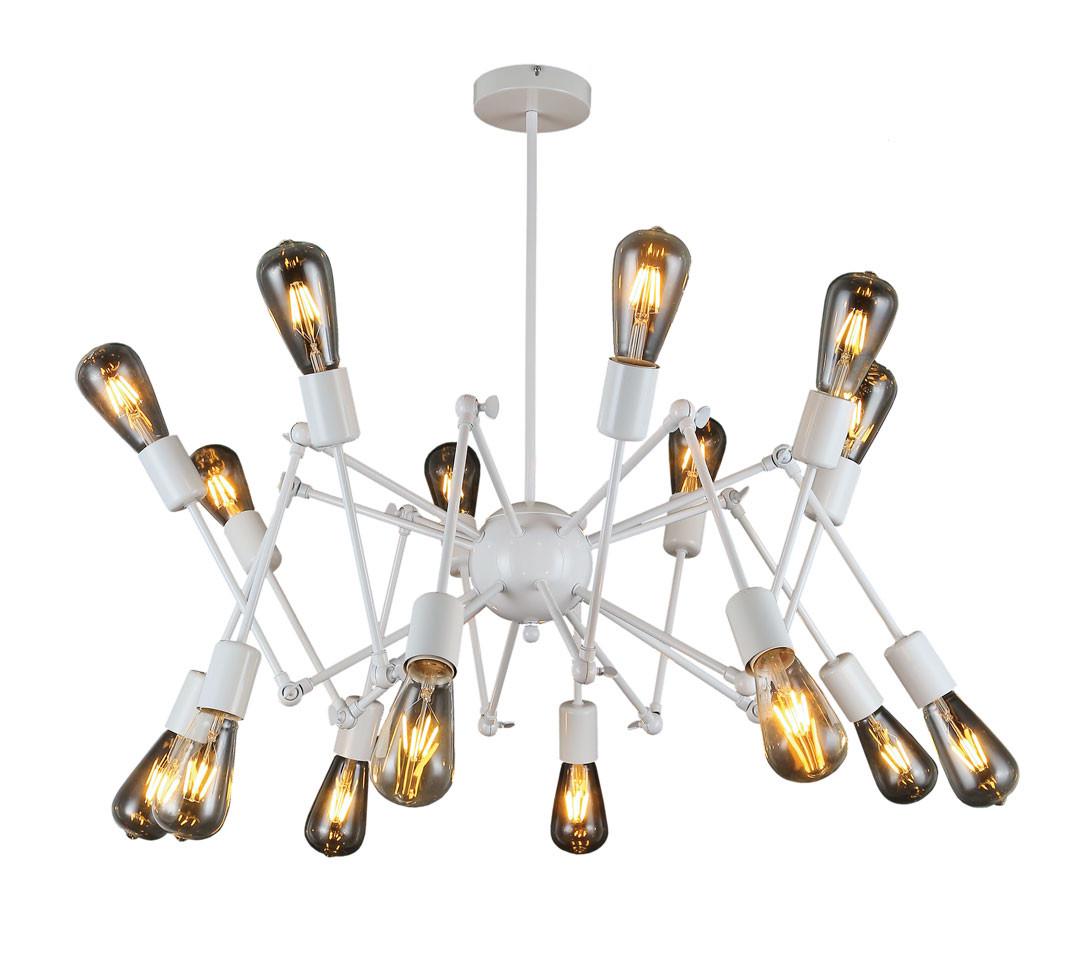 Підвісна люстра-павук Геба Білий (140882)