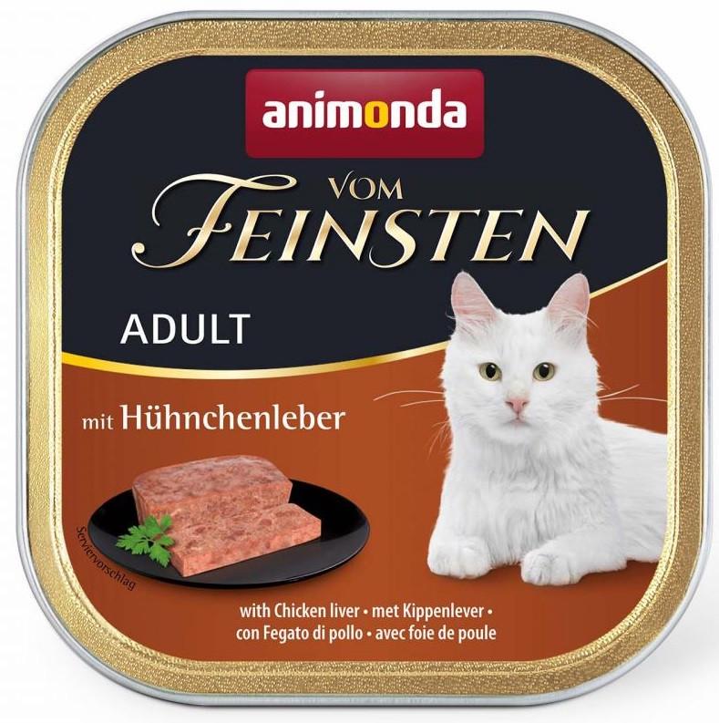 Корм влажный для кошек Animonda Vom Feinsten with Chicken liver с куриной печенью 100 г (1830807809)