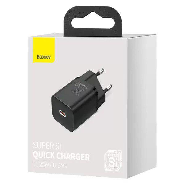 Зарядное устройство Baseus Super Si QC3.0 PD3.0 25 W 3 A Black (CCSP020101) - фото 14