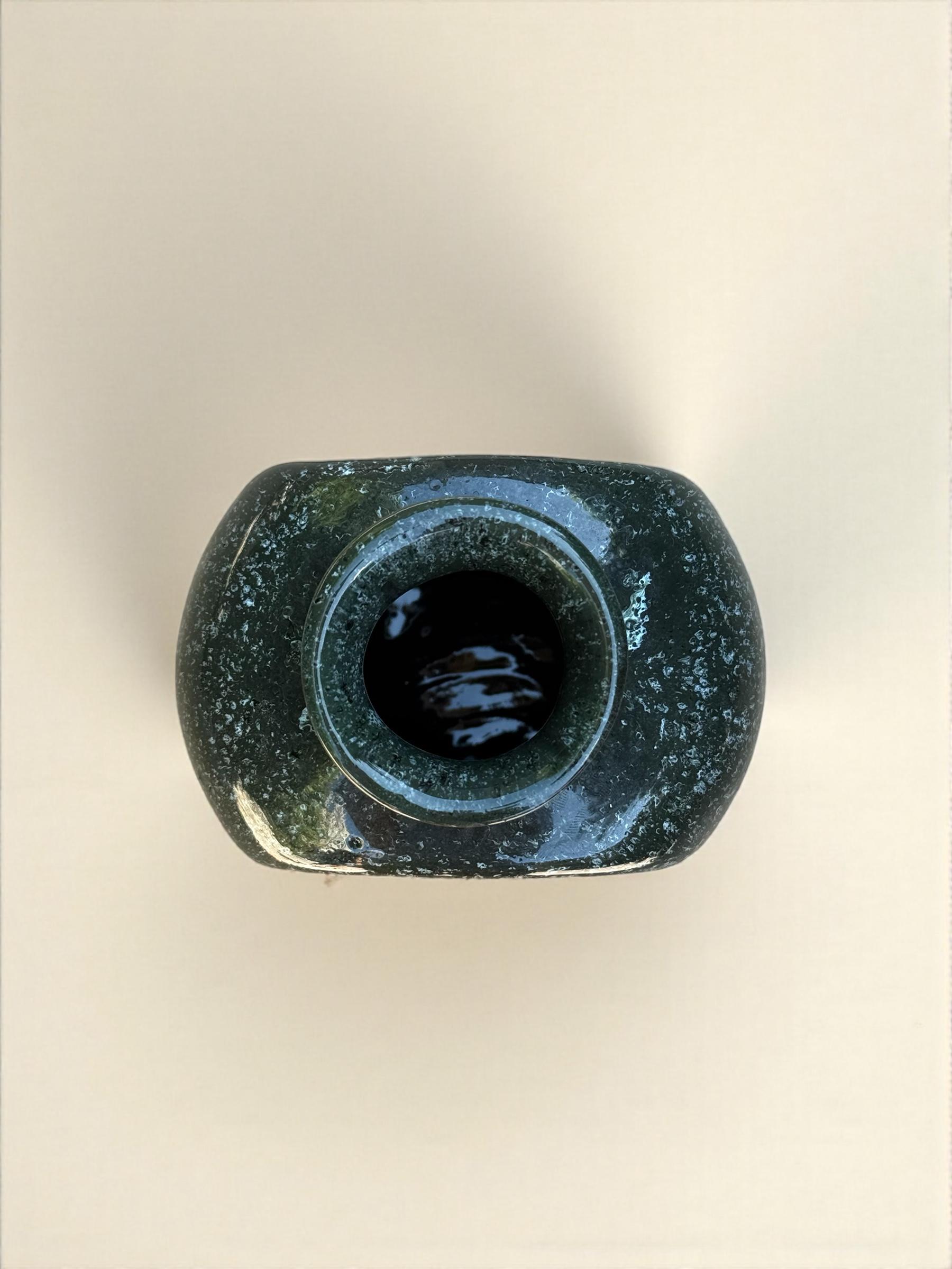 Ваза квадратна ручної роботи 9,5 см Зелений (28783222) - фото 2 Ваза квадратна ручної роботи 9,5 см Зелений (28783222) - фото 2