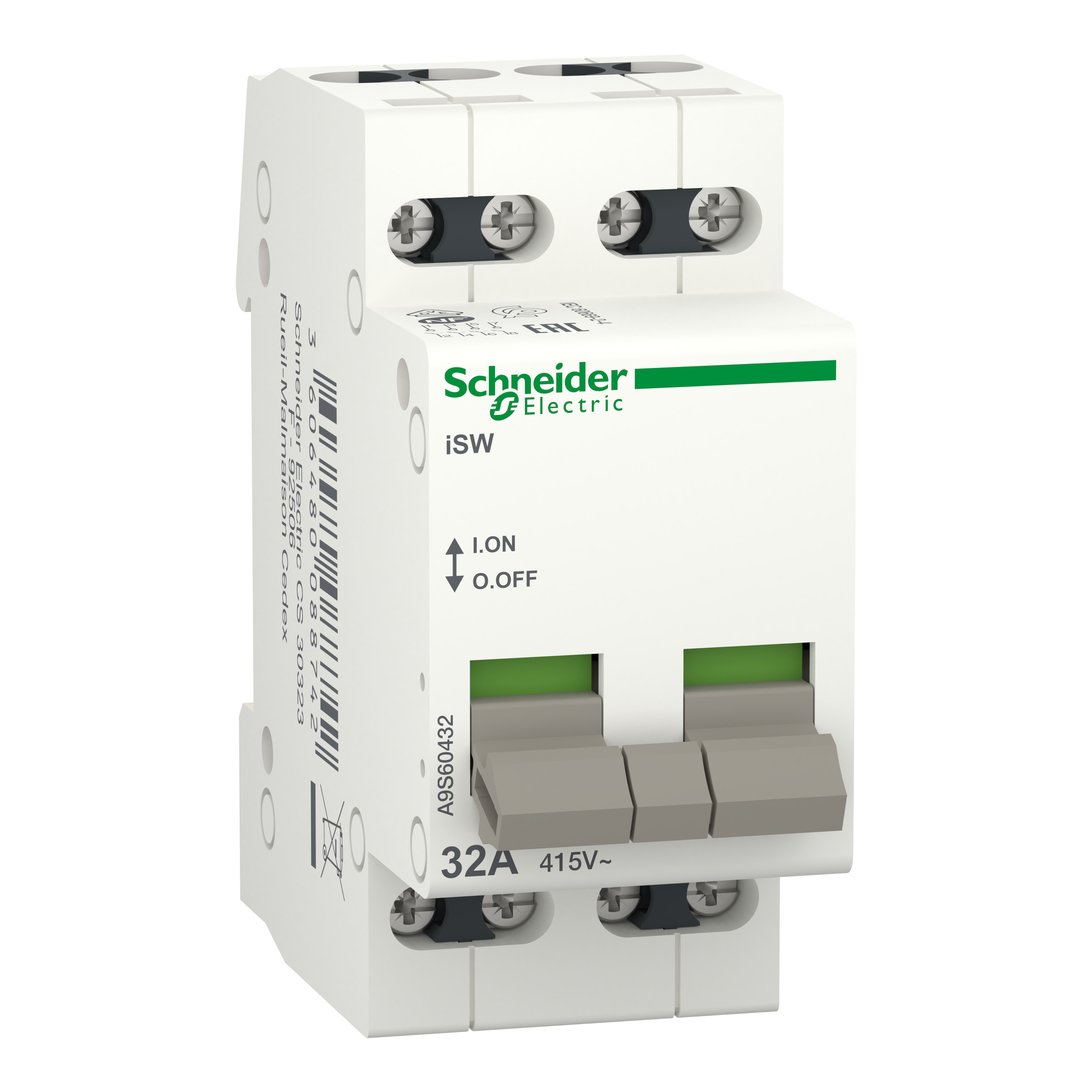 Выключатель нагрузки Schneider Electric Acti9 iSW 4P 32A (A9S60432)