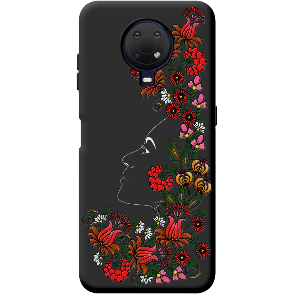 Чехол BoxFace Nokia G20 3D Ukrainian Muse Черный силикон (42373-bk64-42880)