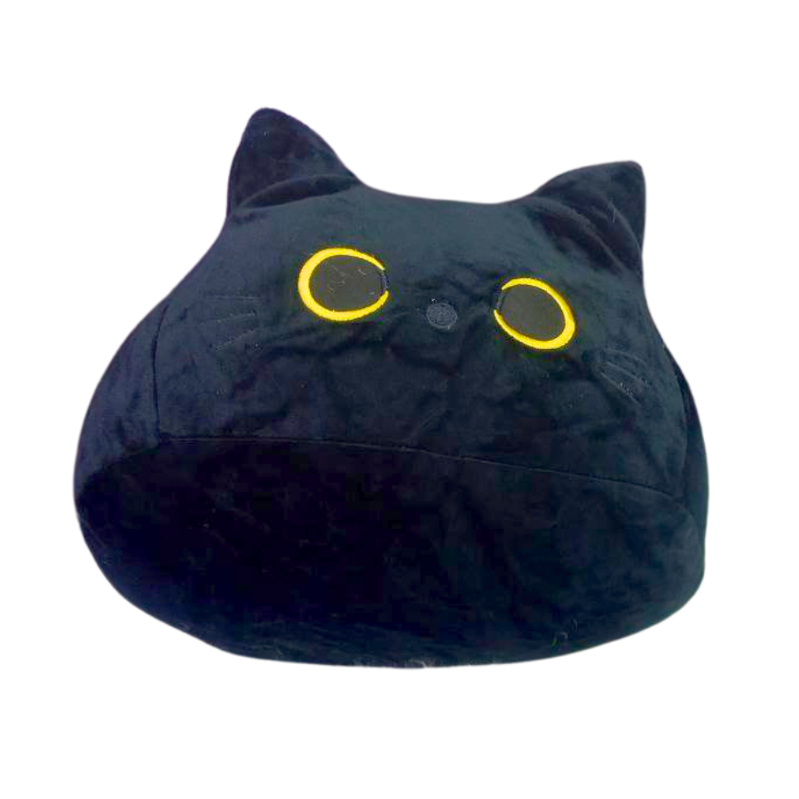 Мягкая игрушка Кот подушка 30 см Черный (9069/30)