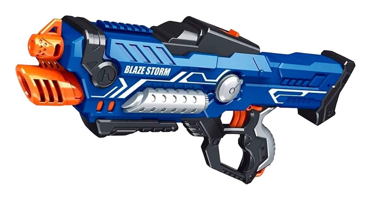 Автомат Blaze Storm пусковой механизм на батарейках/20 мягких шариковых пуль Blue (85102) Автомат Blaze Storm пусковой механизм на батарейках/20 мягких шариковых пуль Blue (85102)