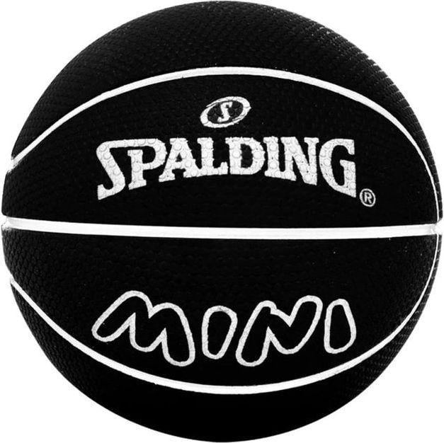 Баскетбольний м'яч сувенірний Spalding SPALDEENS MINI 5,5 см Чорний (51335Z)