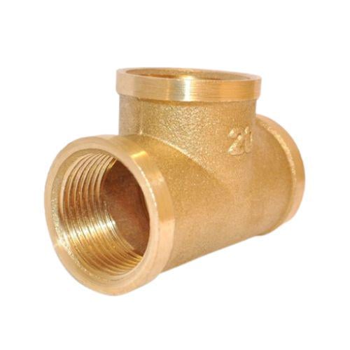 Тройник проходной Lexline К.0202-В 3/4" ВВВ усиленный латунь - фото 1 Тройник проходной Lexline К.0202-В 3/4" ВВВ усиленный латунь - фото 1