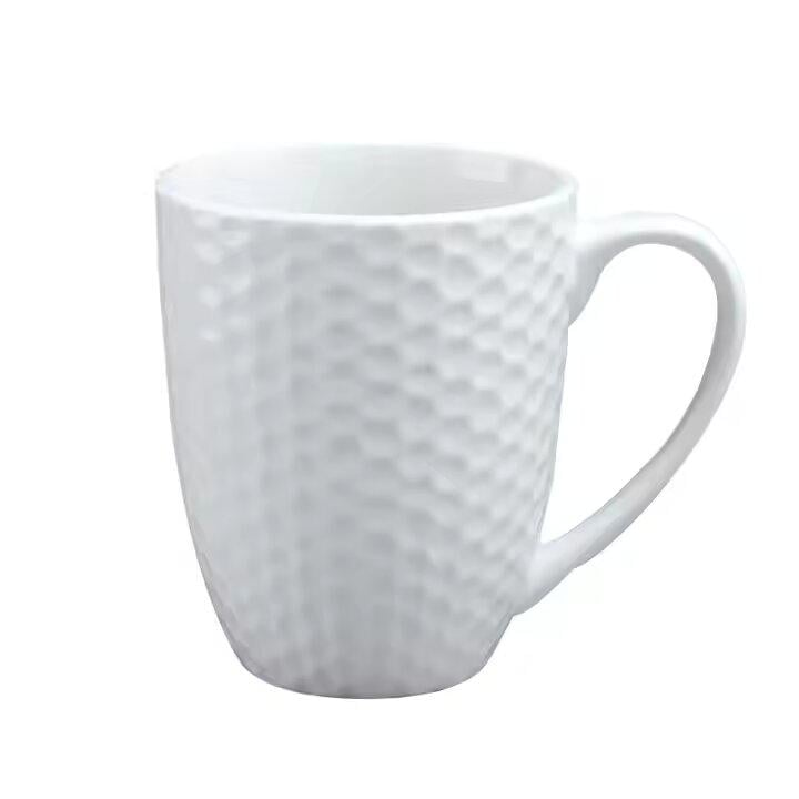 Набор фарфоровых чашек Stenson R96381 6 шт. 260 мл White