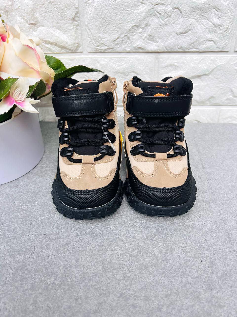Сапожки для мальчика зимние Clibee 1888 р. 22 14,5 см Черно-бежевый (1888) - фото 2 Сапожки для мальчика зимние Clibee 1888 р. 22 14,5 см Черно-бежевый (1888) - фото 2
