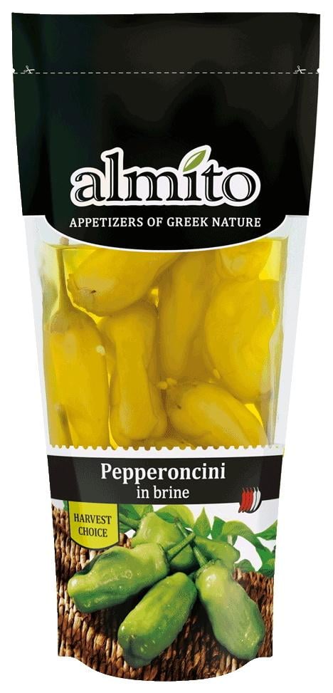 Перець Almito Pepperoncini в розсолі середньої гостроти 250 г (22901224)