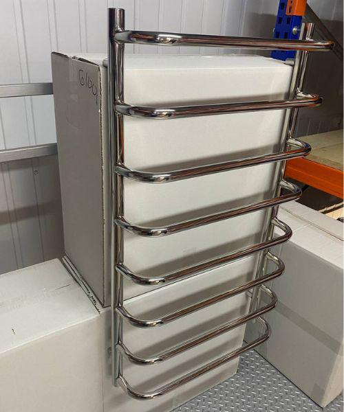 Рушникосушка водяна SL Стандарт 1000х500 мм П8 Нержавіюча сталь - фото 4