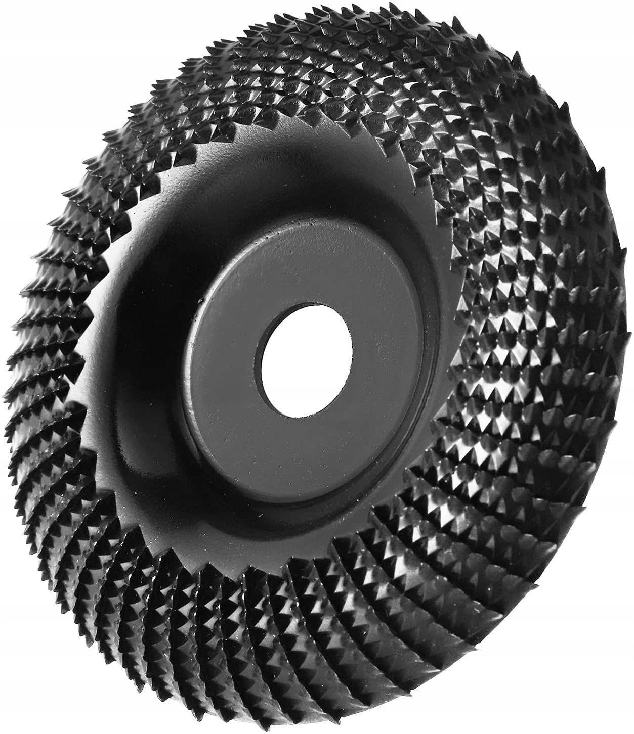 Диск шліфувальний 125 мм карбід вольфраму для дерева пластику гуми та гіпсокартону опукла рашпільна насадка Nela-Styl MX105 Чорний (196)