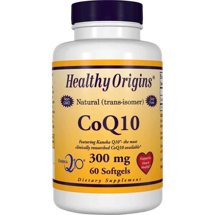 Натуральная добавка Healthy Origins CoQ10 Kaneka Q10 300 мг 60 капс. (8351)