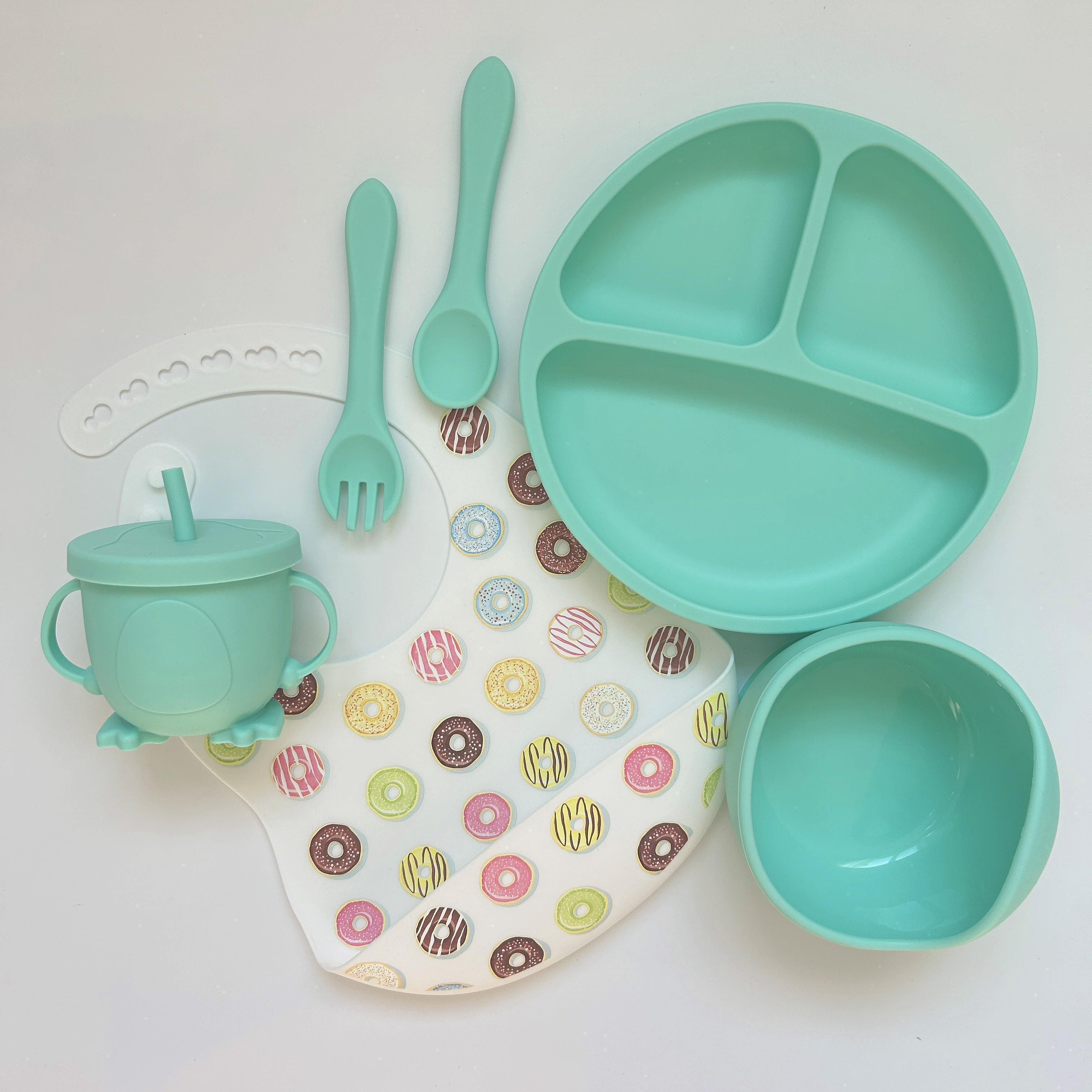 Дитячий посуд для годування RNSHPP img_e4469 пончики М'ятний (65780)